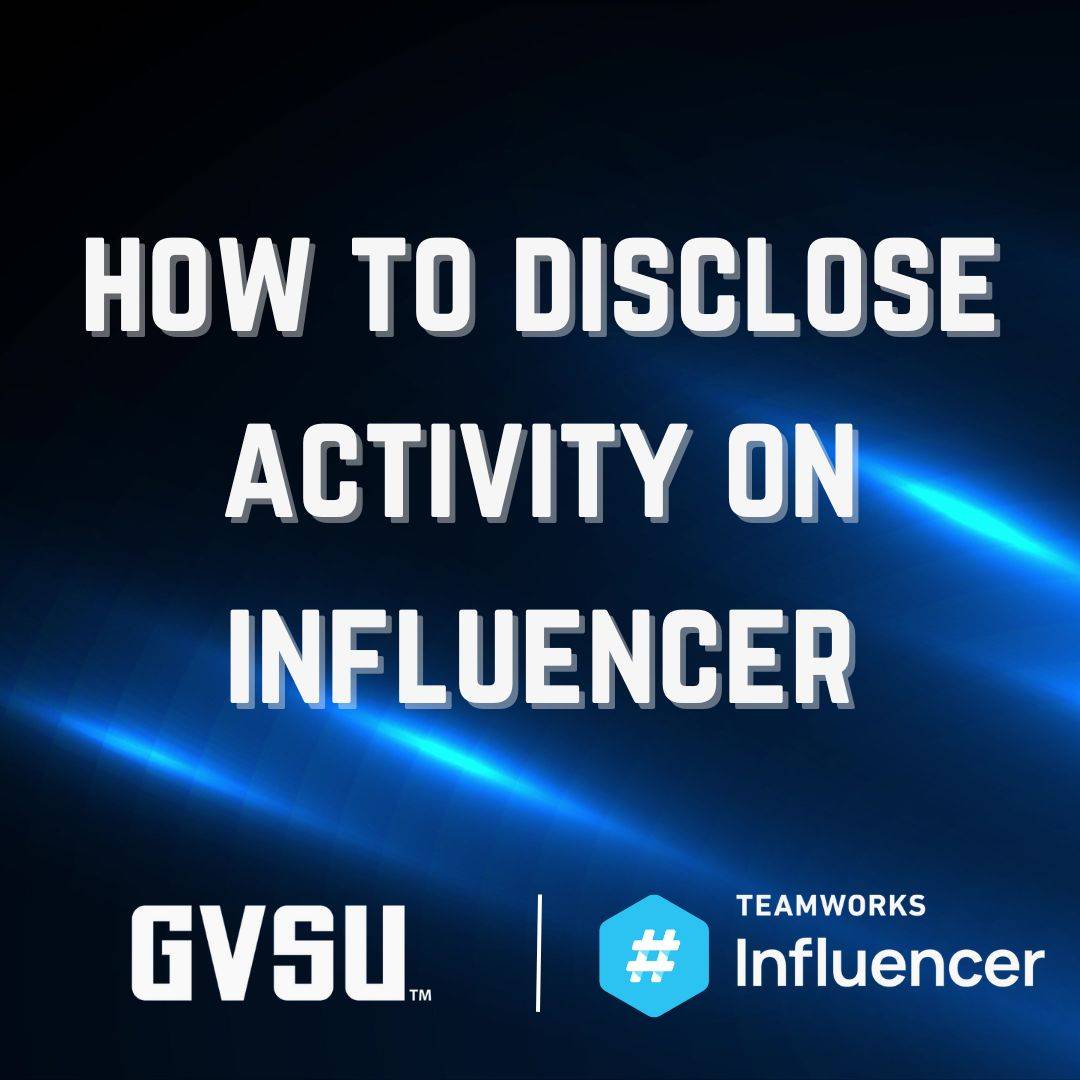 How to Disclose Activity on Influencer Cover